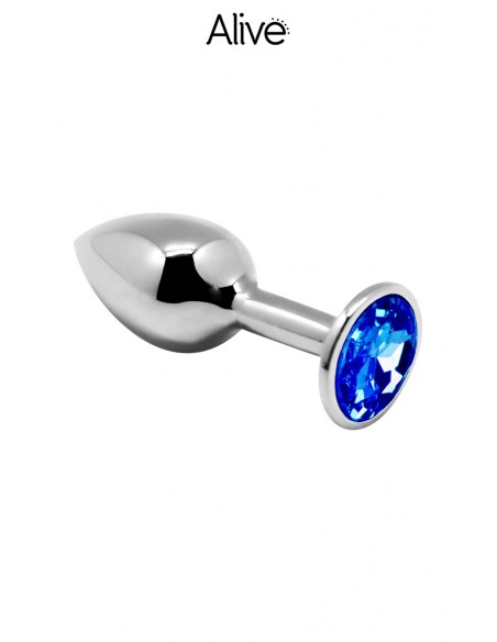 Plug metal joya azul L - Alive