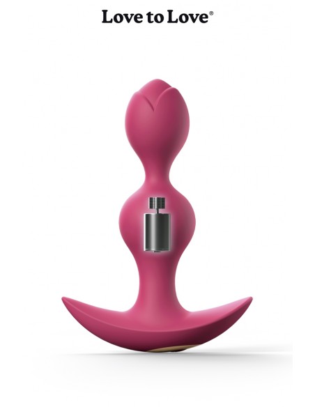 Twinny Bud Pflaumen-Vibrations-Analplug