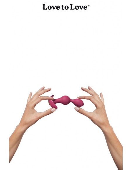 Twinny Bud Pflaumen-Vibrations-Analplug