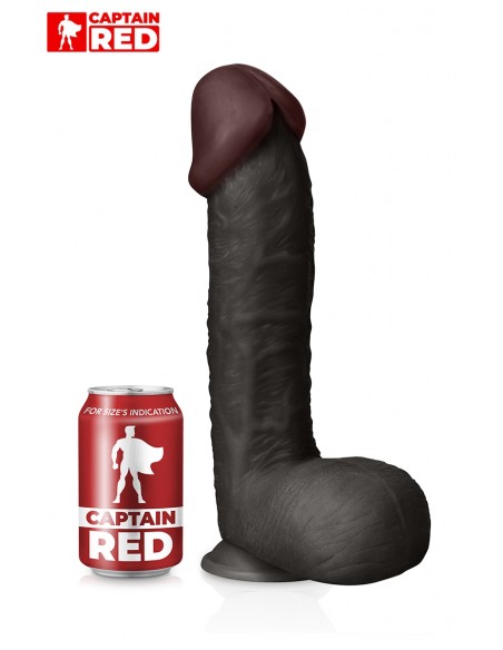 Der Super Black XXL-Dildo 29 x 6,5 cm