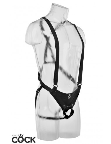 Consolador hueco con correa 25 cm -...