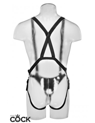 Consolador hueco con correa 25 cm -...