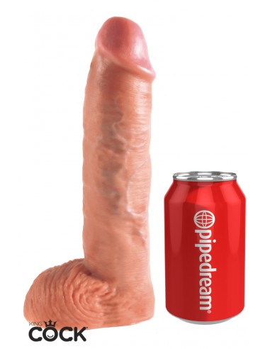 Hohler Umschnalldildo 25 cm - Fleisch