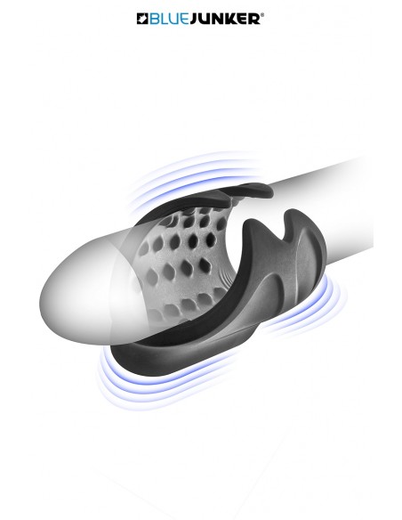 Masturbador vibrador automático con tacos - Blue Junker