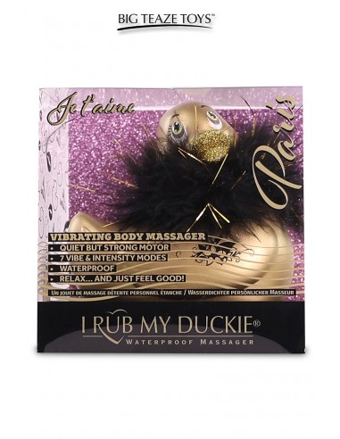 Mini pato vibrador Duckie Paris - dorado