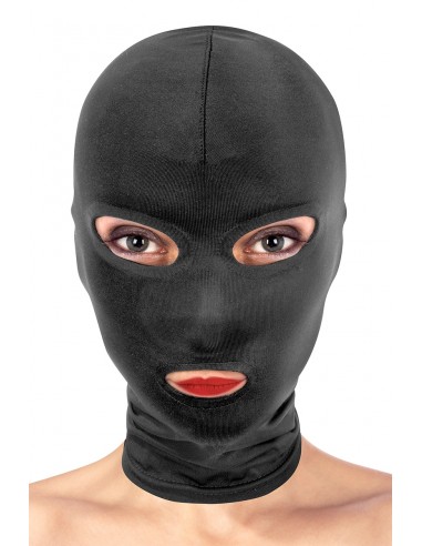 Cagoule BDSM 3 ouvertures - Fetish...