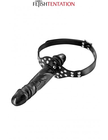 Bâillon double gode black - Fetish...