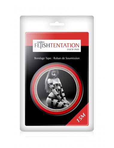 Ruban de soumission rouge 15m -...