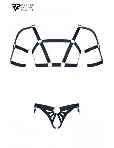 Ensemble harnais et jockstrap ouvert...