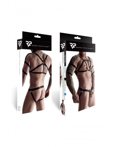Ensemble harnais et jockstrap ouvert...