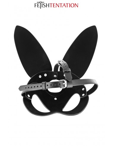 Masque bunny simili cuir réglable - Fetish Tentation