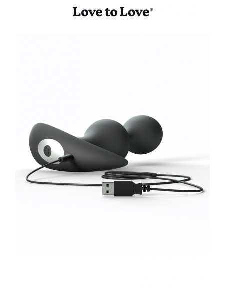 Twinny Bud plug anal vibrador negro