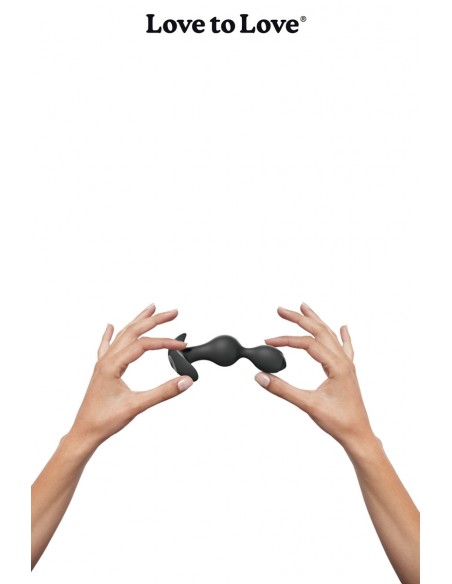 Twinny Bud plug anal vibrador negro