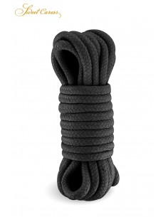 Corde de bondage noire 5m -...