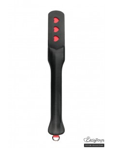 Paddle cuir 3 coeurs -...