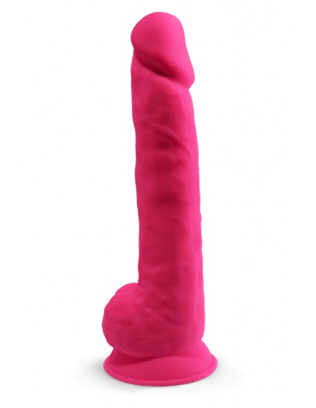 Dildo doble densidad XXL Rosa 38 x 7 cm - SilexD