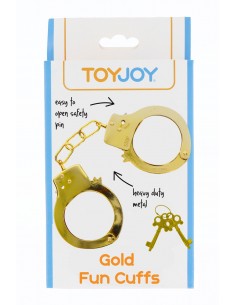 Menottes métal dorées - Toy... 2