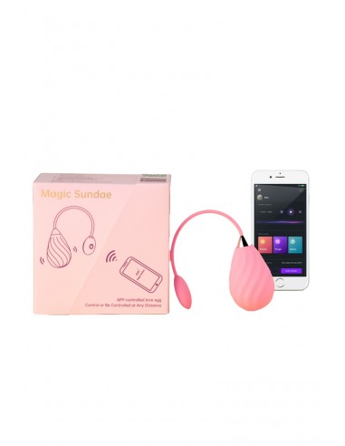 Huevo vibrador conectado Magic Sundae...