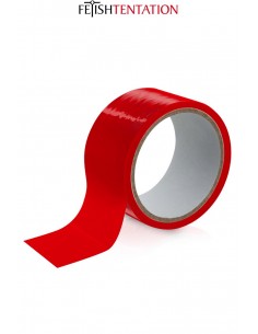 Ruban de soumission rouge 15m - Fétish Tentation