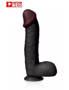Der Super Black XXL-Dildo...