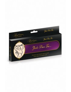 2 liens BDSM satin pourpre - Sweet Caress 2