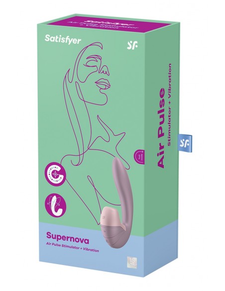 Pinker Supernova-Doppelstimulator - Satisfyer