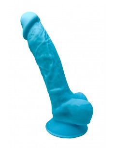 Dildo doble densidad azul...