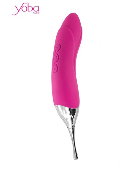 Estimulador doble Accuracy fucsia - Yoba