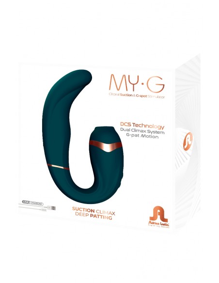 Estimulador doble My-G verde - Adrien Lastic