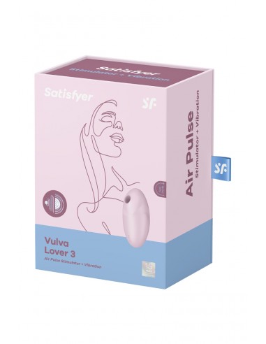 Doble estimulador Vulva lover 3 Rosa...