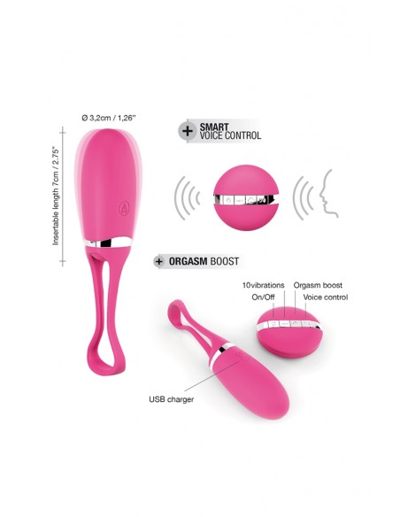 Secret Delight Vibrationsei mit Fernbedienung