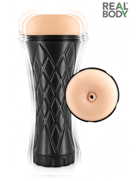 Masturbador anal vibrante realista - Real Body