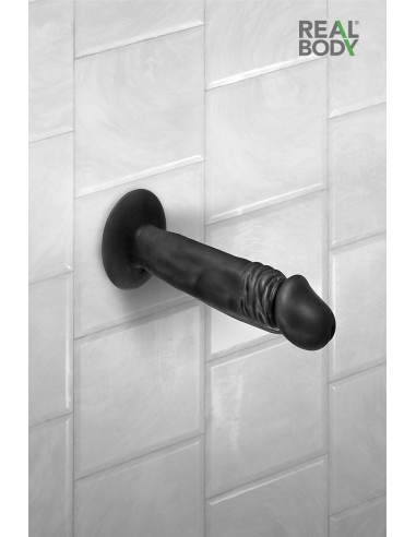 Realistischer Dildo 16 cm schwarz -...