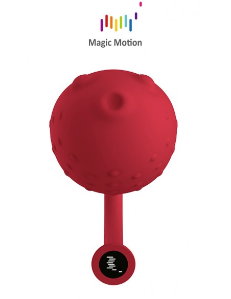 Huevo vibrador conectado Magic Fugu rojo - Magic Motion