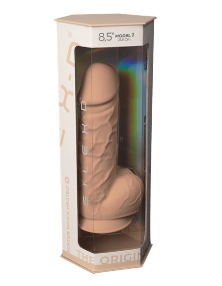 Consolador carne doble densidad 21,5 cm - Modelo 4