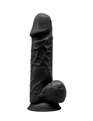 Schwarzer Dual-Density-Dildo 21,5 cm...