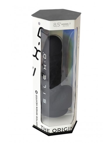 Consolador negro doble densidad 21,5...