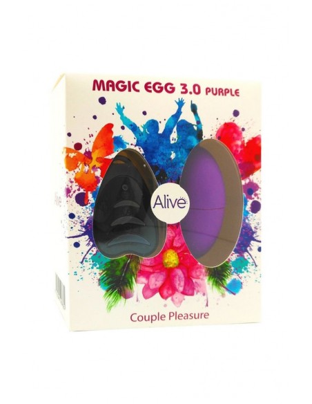 Huevo vibrador con control remoto Magic egg 3 - violeta