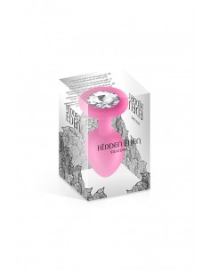 Plug bijou silicone rose S - Hidden Eden 2