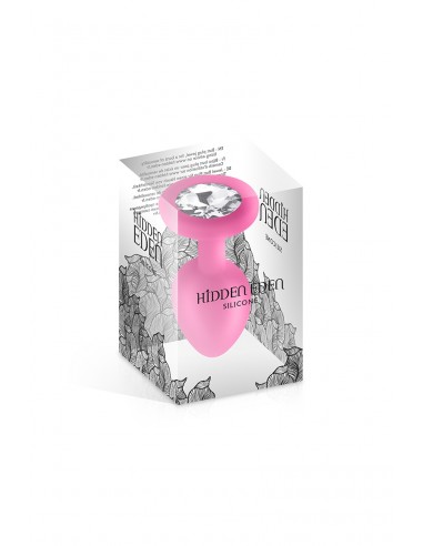 Tapón joya silicona rosa S - Hidden Eden