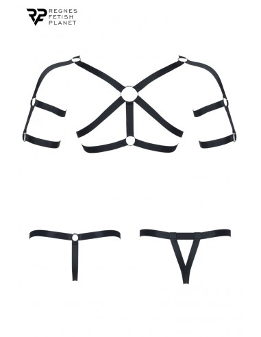 Ensemble harnais et deux strings ouverts - Regnes
