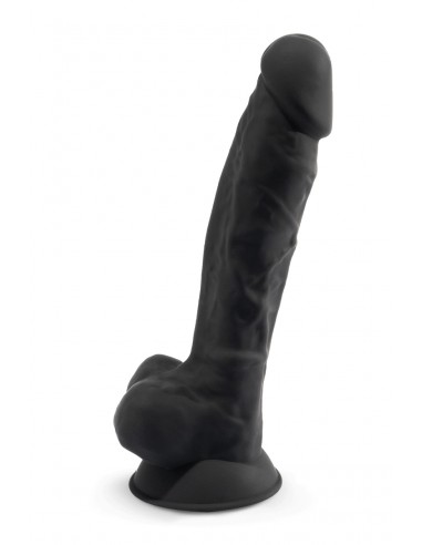 Consolador negro doble densidad 20 cm...