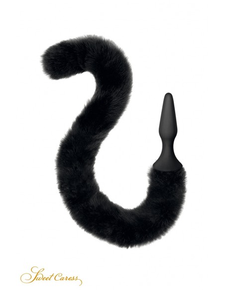 Plug cola de gato negro - Sweet Caress