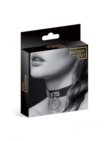 Collier Fetish avec anneau - Bijoux Pour Toi
