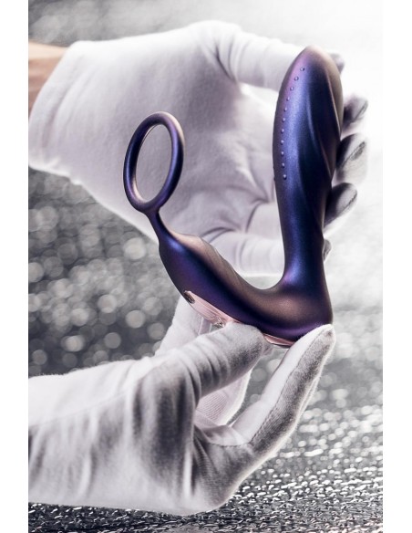 Plug vibrador y cockring Black Hole - Hueman