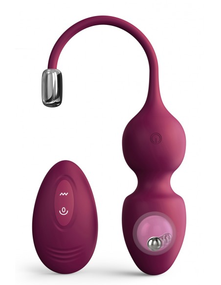 Bolas de amor a control remoto burdeos - Dorcel