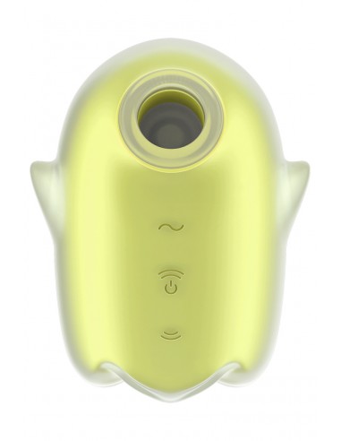 Stimulateur sans contact et vibrant Glowing Ghost yellow - Satisfyer
