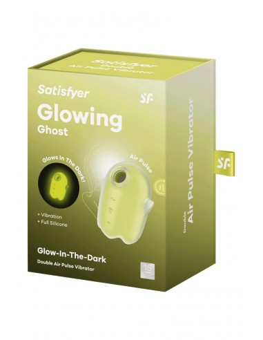 Stimulateur sans contact et vibrant Glowing Ghost yellow - Satisfyer