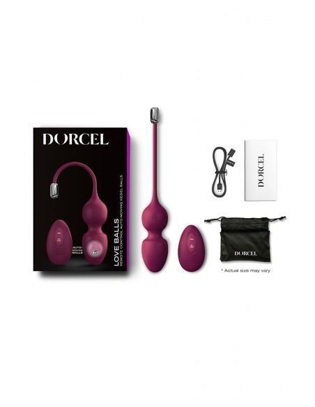 Bolas de amor a control remoto burdeos - Dorcel