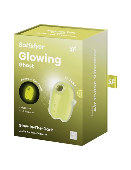 Stimulateur sans contact et vibrant Glowing Ghost yellow - Satisfyer